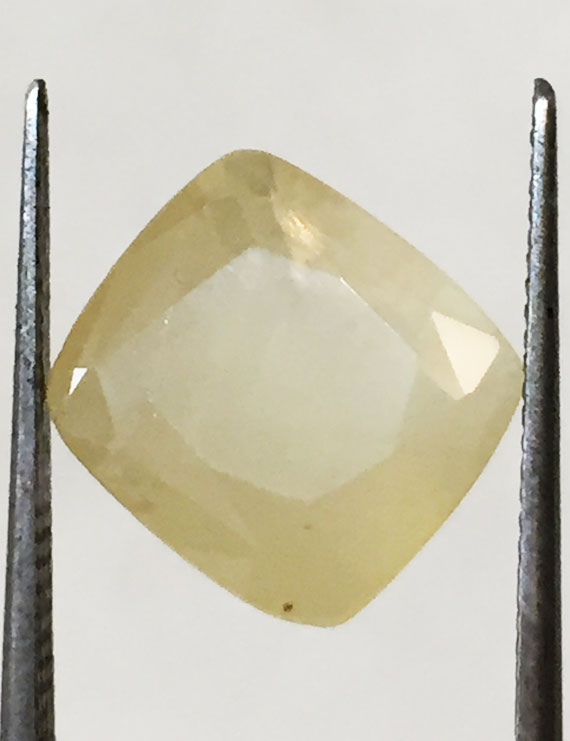 6.21 ct/6.90 ratti Natural Certified Ceylon Pukhraj/Yellow Sapphire — Buy Online India | Gemshub